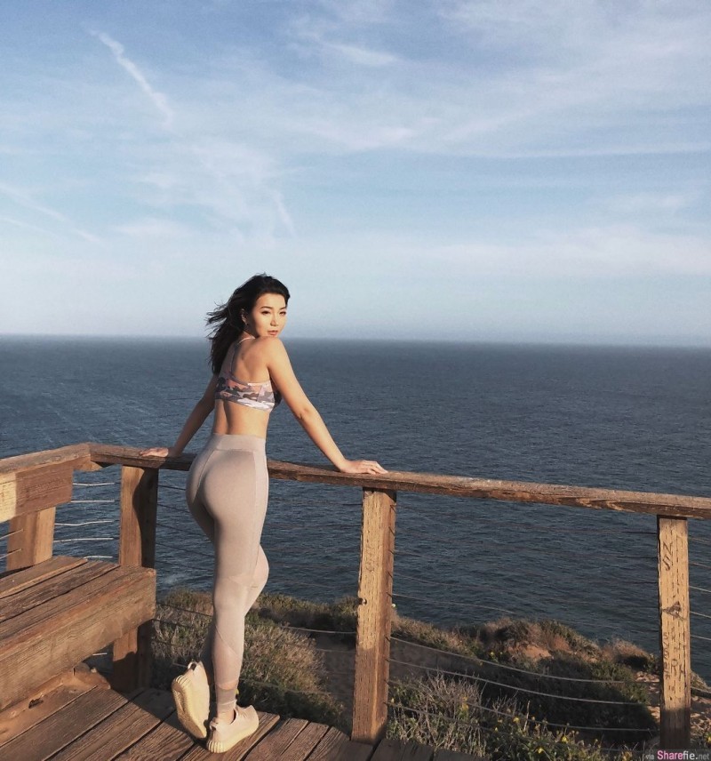 【GG扑克】阳光正妹Cindy He 古铜色皮肤健康阳光