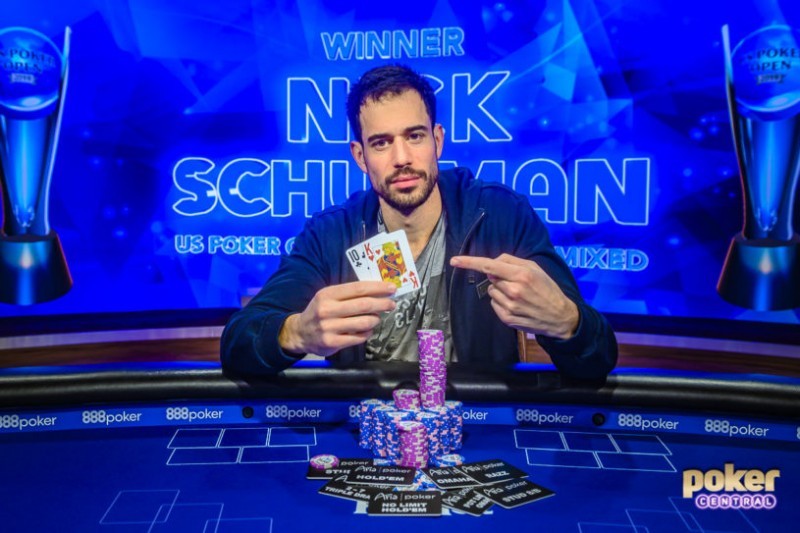 Nick Schulman赢得2019 USPO $25,000八项混合锦标赛冠军