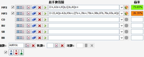 有位置时3bet娱乐玩家， A 高彩虹面翻牌 - 1