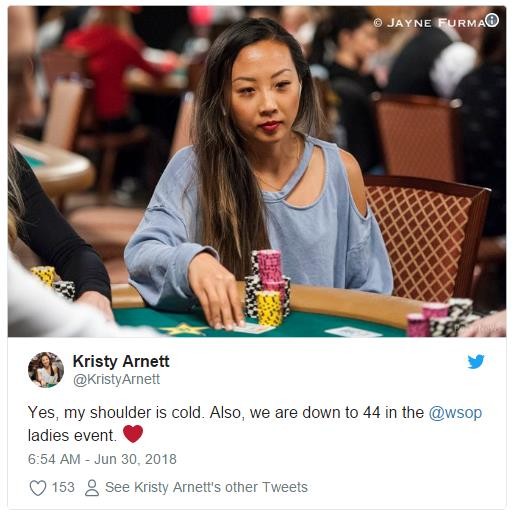 JESSICA DAWLEY赢得WSOP女士锦标赛冠军，入账$130,230