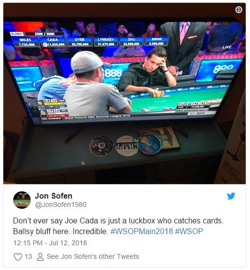 2018 WSOP主赛事9人决胜桌诞生！