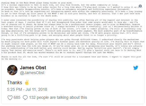 James Obst转战网球生涯，期待自己能打温网！