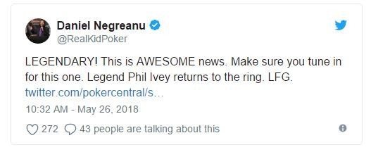Phil Ivey确认出席超高额豪客碗！
