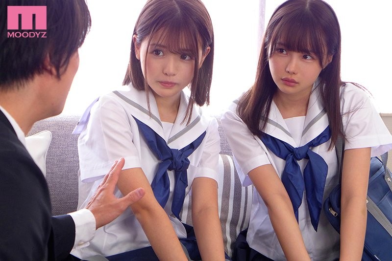 【GG扑克】校花女高中生「松本いちか、永瀬ゆい」主动倒贴男老师 大玩3P还让对方中出