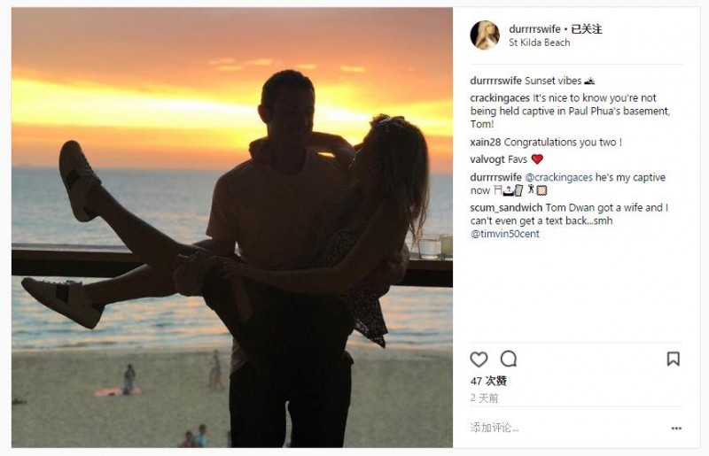 Tom &quot;durrrr&quot; Dwan携准太太现身澳大利亚