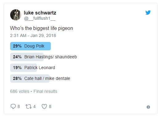 Luke Schwartz推特问题投票互动，不撕不痛快！