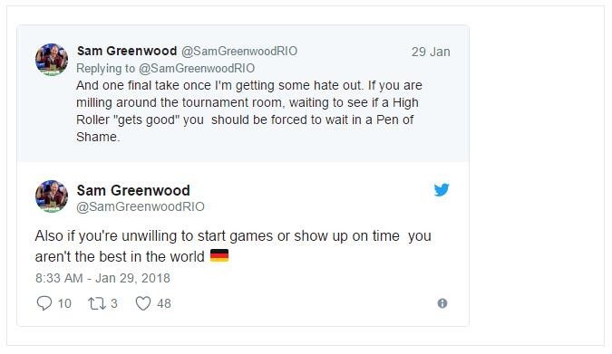 Sam Greenwood骂德国豪客牌手是秃鹫