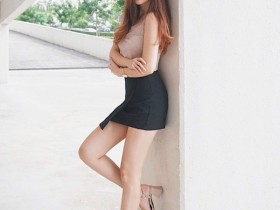 【GG扑克】女神级正妹Jovin Chan 修长性感美腿超吸睛