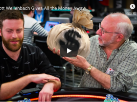 【GG扑克】PCA主赛Day3晋级选手Scott Wellenbach表示会将所得奖金全部捐给慈善机构