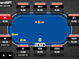 【GG扑克】牌局分析：65s，是否在翻牌圈持续下注？