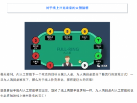 【GG扑克】亲身揭秘线上扑克机器人,这就是所谓的公平?