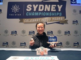 【GG扑克】Sosia Jiang赢得悉尼锦标赛豪客赛冠军，奖金A$266,000