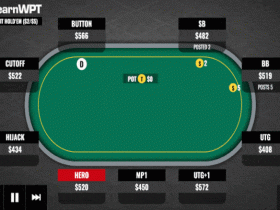 【GG扑克】​牌局分析：AJ，翻牌圈被加注，怎么办？