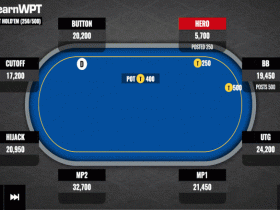 【GG扑克】牌局分析：小盲位置拿着同花J5，全压还是弃牌？