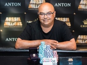 【GG扑克】Salvatore Ribbera：2018澳洲百万赛事第一位冠军