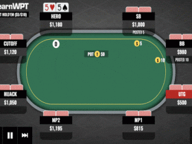 【GG扑克】​牌局分析：翻牌圈击中最小暗三条，慢玩还是加注？