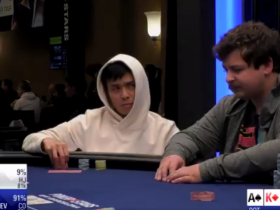 【GG扑克】周全EPT巴塞罗那站牌桌疑似偷瞄举动引发争议