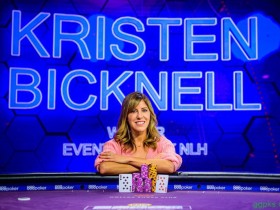 【GG扑克】牌坛战姬：Kristen Bicknell斩获扑克大师赛$25K NLH桂冠，Chance Kornuth又双叒叕荣获亚军