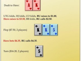 【GG扑克】六人桌常规局典型牌例100手－12