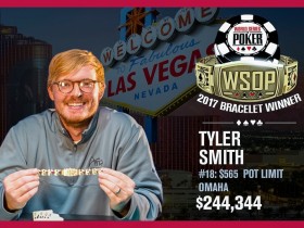 【GG扑克】WSOP赛讯：Tyler Smith夺得565美元买入PLO锦标赛冠军