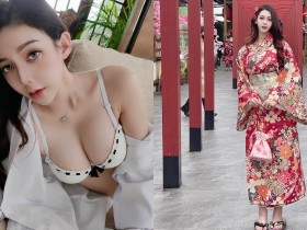 【GG扑克】日式老街出現「和服正妹」太漂亮！「Miko米可」膚白貌美還有性感好身材！