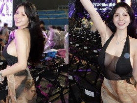 【GG扑克】林俊傑演唱會驚見「H奶正妹」！香菱「透膚戰袍」讓豐滿雙乳大溢出！