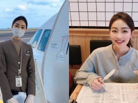 【GG扑克】韓亞空姐「戴口罩電力超強」，氣質造型狂讓粉絲戀愛！