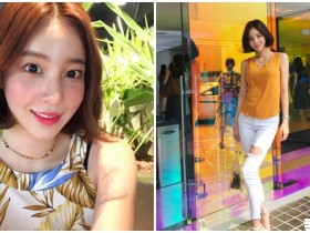 【GG扑克】韓國九頭身短髮妹子！　逆天長腿一伸出，完全就是名模等級啊！