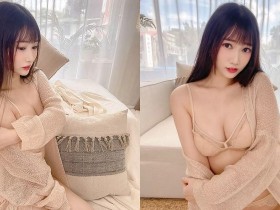 【GG扑克】師範大學正妹「又又」裸色內衣超誘惑,透膚造型越看越邪惡!