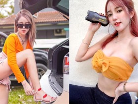 【GG扑克】今天算帳!正妹會計師「Baby Kylie」美腿一跨乍現邪惡春光,飽滿雙峰更讓人無法抗拒!