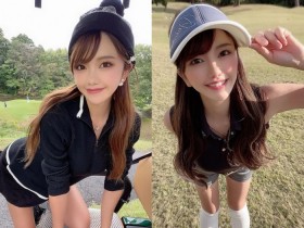 【GG扑克】果嶺驚見「短裙高球妹」裙襬搖搖露蜜大腿 女友感爆棚「極品甜笑」比陽光還燦爛