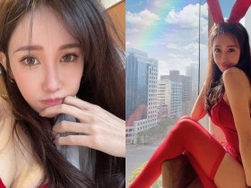 【GG扑克】氣質型大美女「Fifi」情人節辣扮兔女郎,超性感「美胸翹臀」粉絲看了想抱緊處理