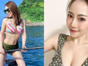 【GG扑克】最甜領隊「佳佳 Eva」龜山島玩SUP 大秀絕美腹肌和飽滿美乳