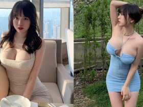 【GG扑克】160公分「美腿巨乳妹」穿搭好性感!緊身洋裝爆S曲線+「豐滿雙球」!