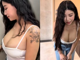 【GG扑克】影/兇猛鄰居「艾瑪Emma」巨乳跑跳碰,「誠意道謝」讓人不小心繳房租!