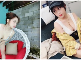 【GG扑克】再低一點點!「爆乳正妹」一彎腰奶奶就快掉出來,飽滿天然巨乳讓人目不轉睛!