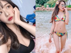 【GG扑克】台中小辣椒「潔心」甜美性感兼具 各款比基尼「白皙胴體」看好看滿!