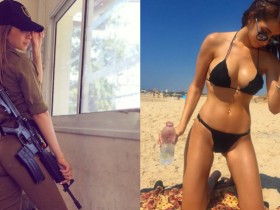 【GG扑克】猛虎出閘!以色列「性感女兵」退役 IG解鎖「比基尼辣照」乳彈連發