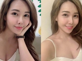 【GG扑克】正妹直播主自拍展現「誘惑美乳」,低胸的深溝視角好迷人!