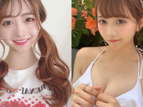 【GG扑克】隱乳認證!21歳甜美櫻花妹「亀田真由」驚見性感深溝,粉絲:青春肉體真香