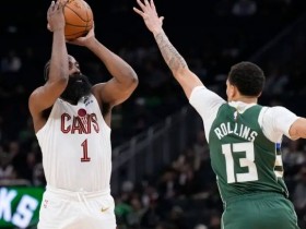 迈博体育 哈登27+5+6莫布里27+15 骑士险胜雄鹿