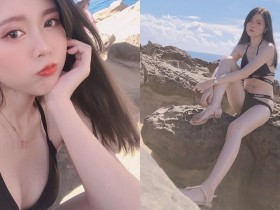 【GG扑克】深奧象鼻岩「遇見性感比基尼妹」,「超殺的曲線」讓遊客都看暈!