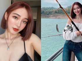 【GG扑克】曾文水庫出現「氣質正妹」在釣魚!超甜笑容+窈窕身材,連路人都想上鉤啦!