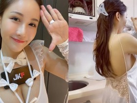 【GG扑克】戀愛系正妹「華華Bivi」在家穿睡衣起舞,「32E雪乳」呼之欲出,近10萬人點讚朝聖!