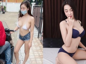 【GG扑克】穿比基尼下樓「爆乳取餐妹」身份遭起底!原來是泰日混血的「航空大學畢業生」!