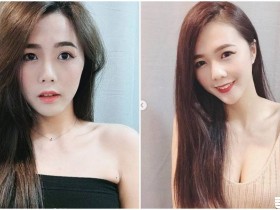 【GG扑克】直播主「低胸小背心」好殺啊,搭配性感長髮「魅力爆表」!