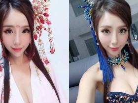 【GG扑克】最美廟會禮生!神級仙女打扮「酥胸外露」,美豔容貌讓信徒瘋狂!