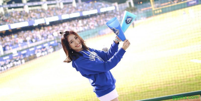 【GG扑克】Fubon Angels啦啦队美女洁米 清新甜美掳获球迷