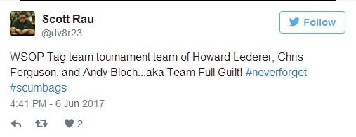 Howard Lederer和Chris Ferguson相约WSOP $1,000 Tag Team团队赛