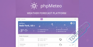 phpMeteo v1.6 &#8211; PHP天气预报平台